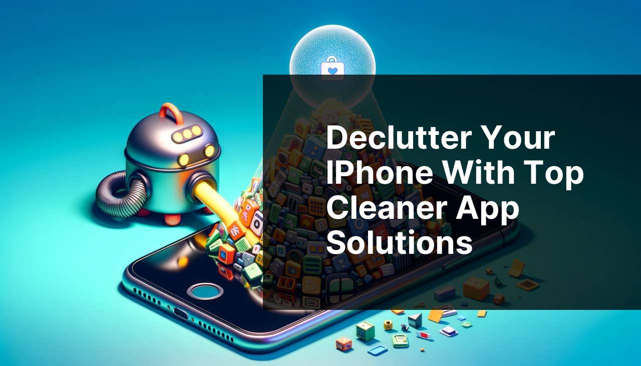 Declutter Your iPhone with Top Cleaner App Solutions