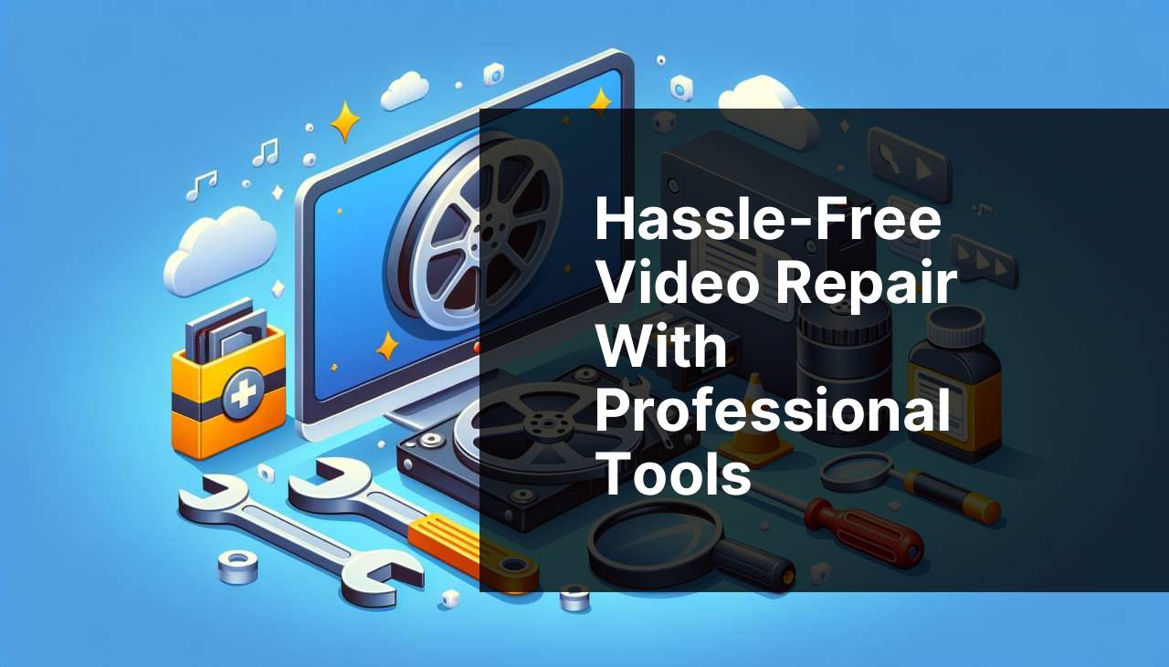 Hassle-Free Video Repair with Professional Tools