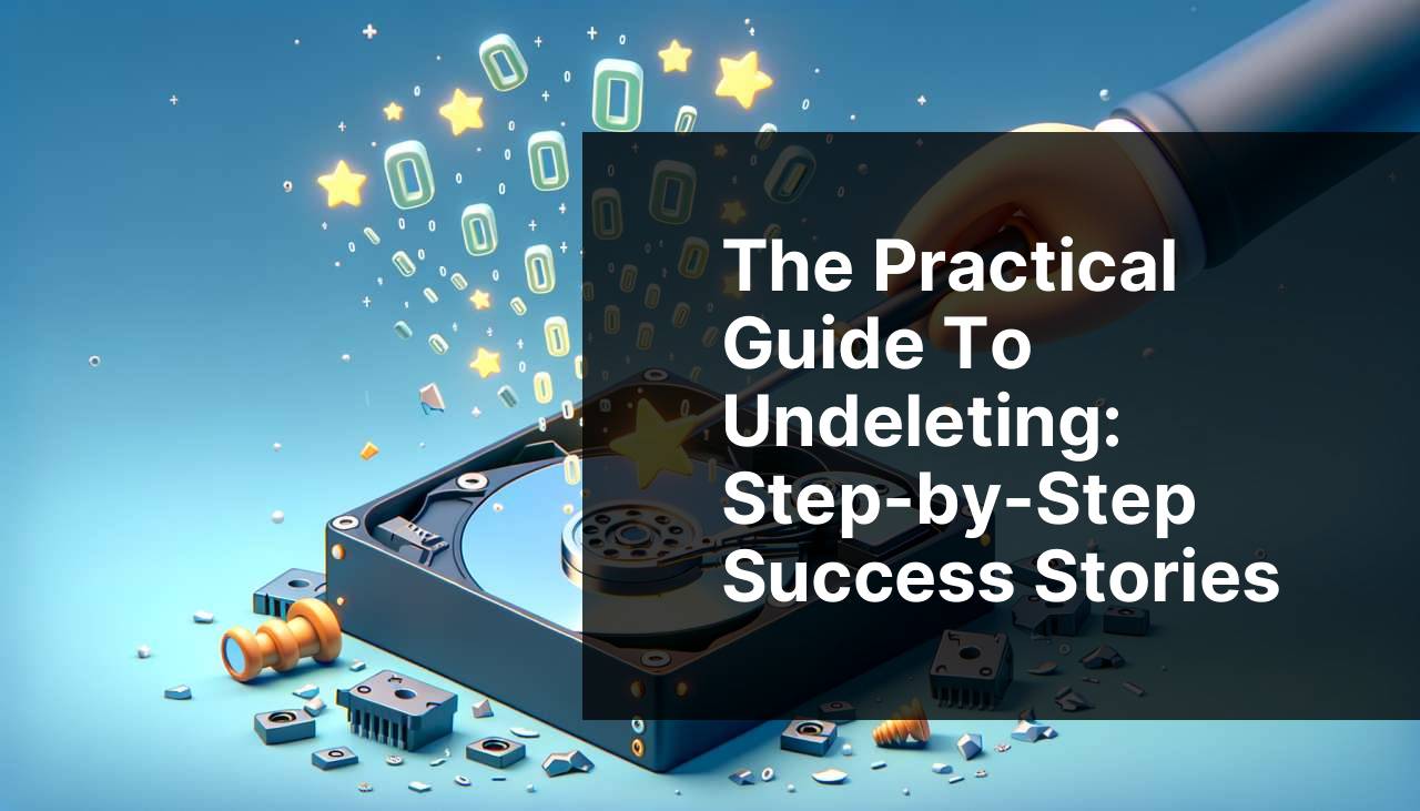 The Practical Guide to Undeleting: Step-by-Step Success Stories