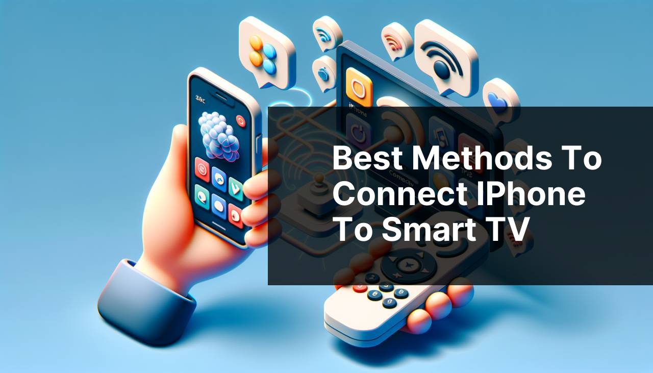 Best Methods to Connect iPhone to Smart TV