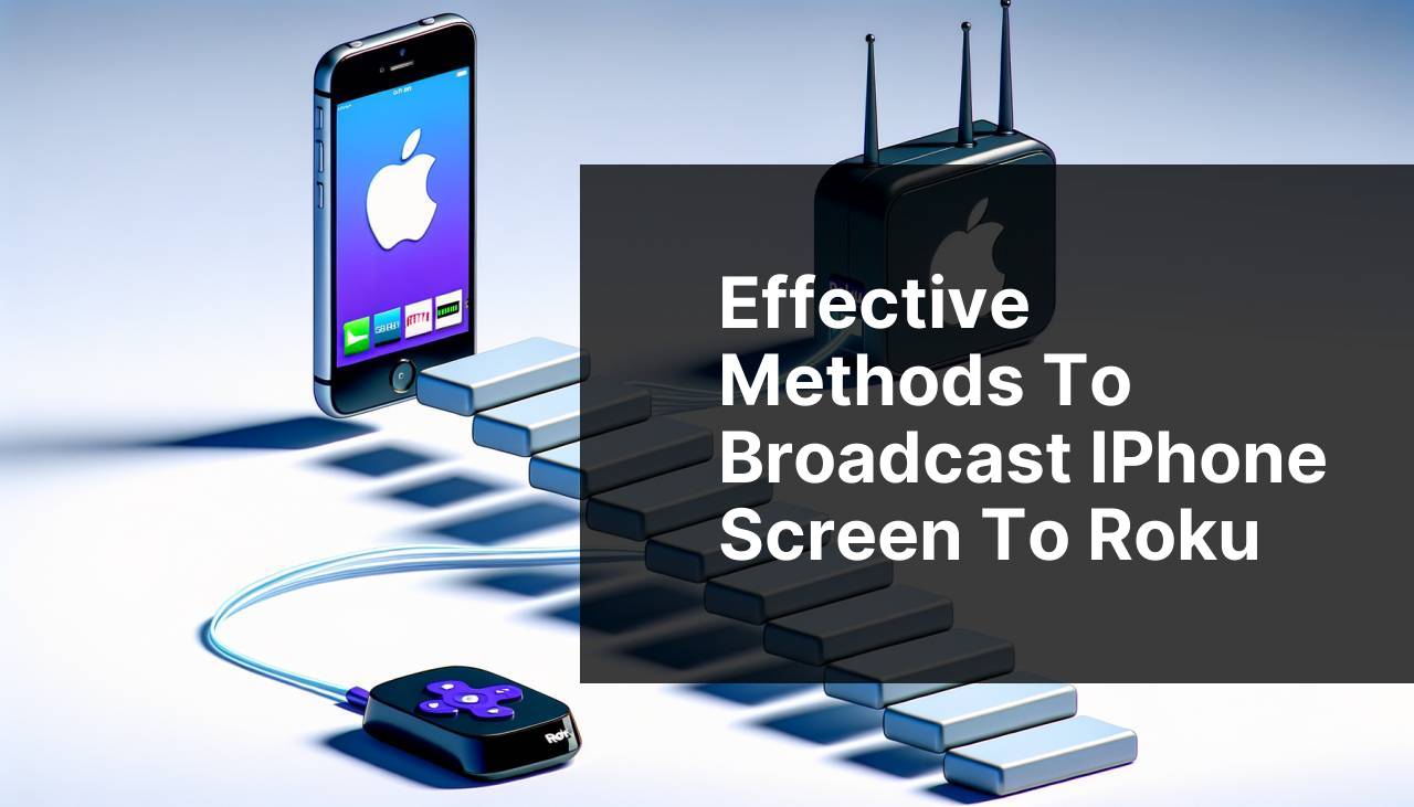 Effective Methods to Broadcast iPhone Screen to Roku