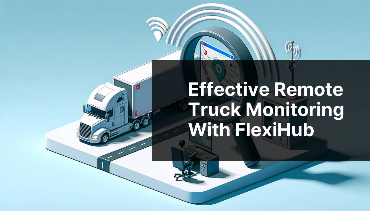 Effective Remote Truck Monitoring with FlexiHub