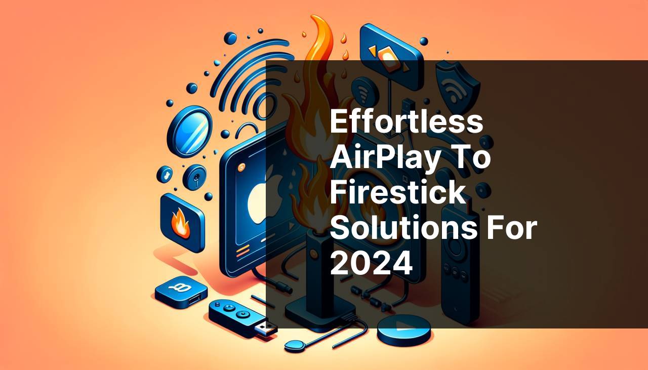 Effortless AirPlay to Firestick Solutions for 2024