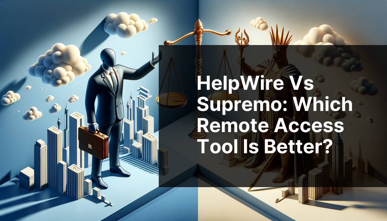 HelpWire vs Supremo: Which Remote Access Tool is Better?