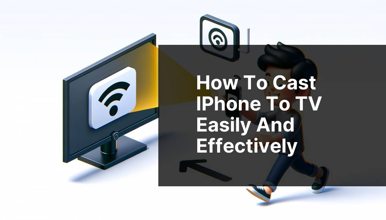 How to Cast iPhone to TV Easily and Effectively