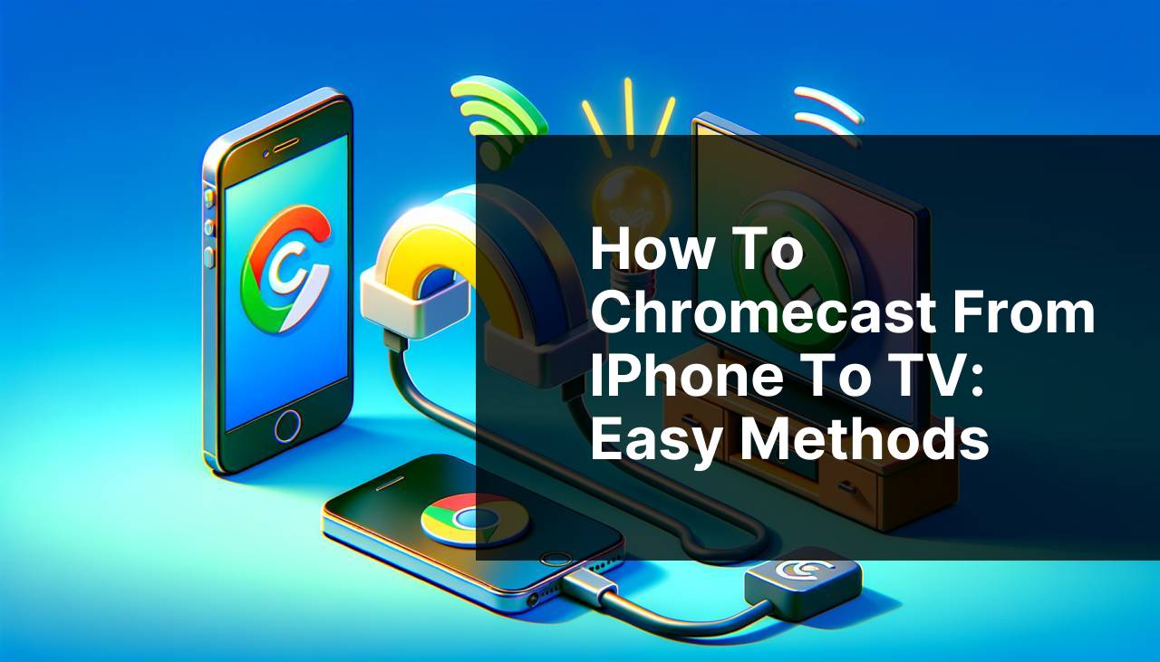 How to Chromecast from iPhone to TV: Easy Methods