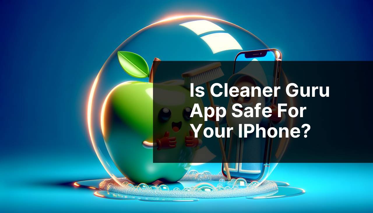 Is Cleaner Guru App Safe for Your iPhone?