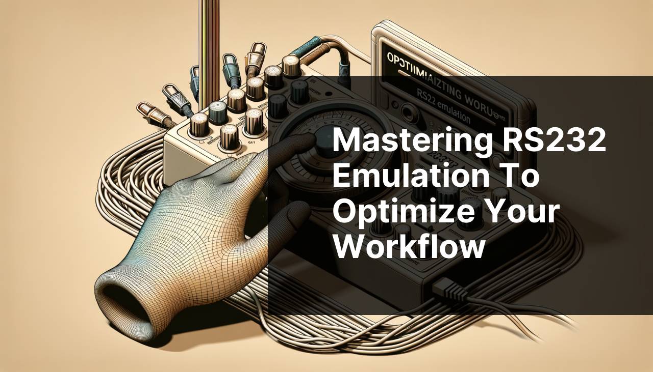 Mastering RS232 Emulation to Optimize Your Workflow