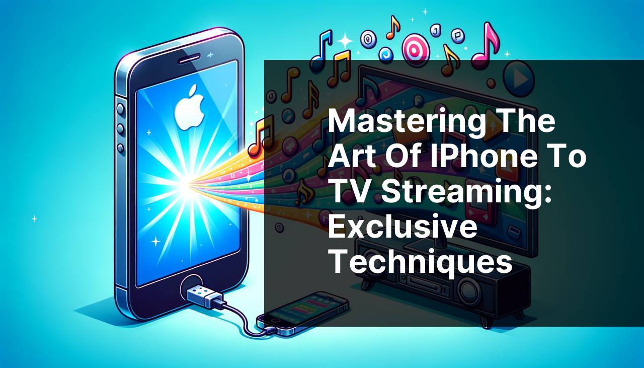 Mastering the Art of iPhone to TV Streaming: Exclusive Techniques