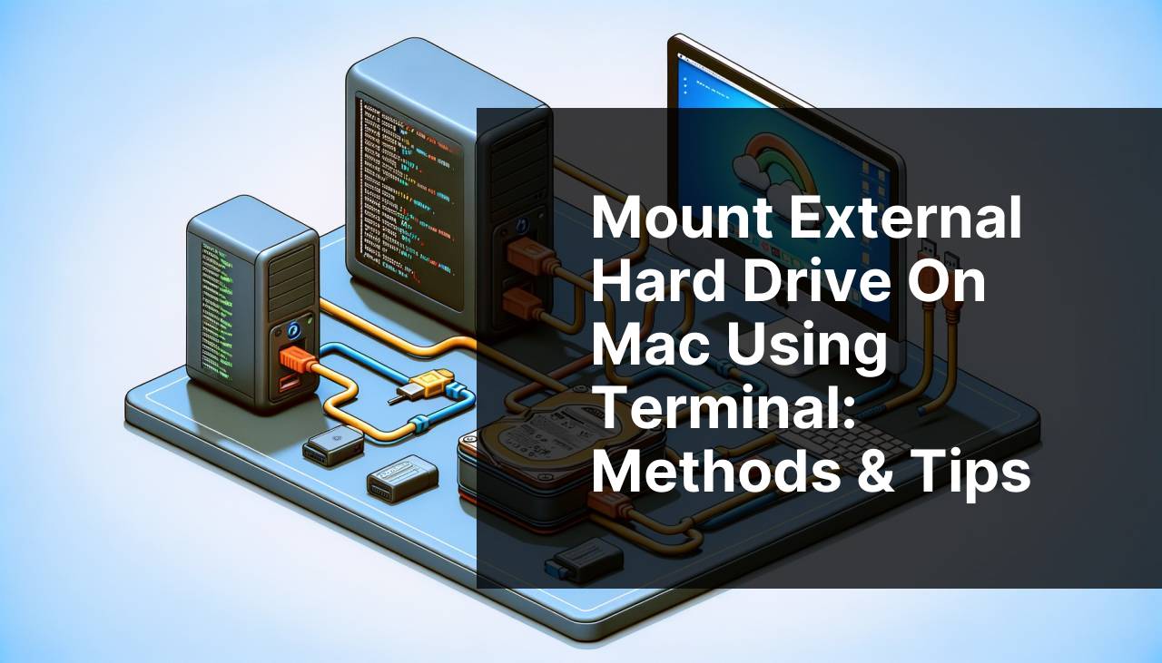 Mount External Hard Drive on Mac Using Terminal: Methods & Tips