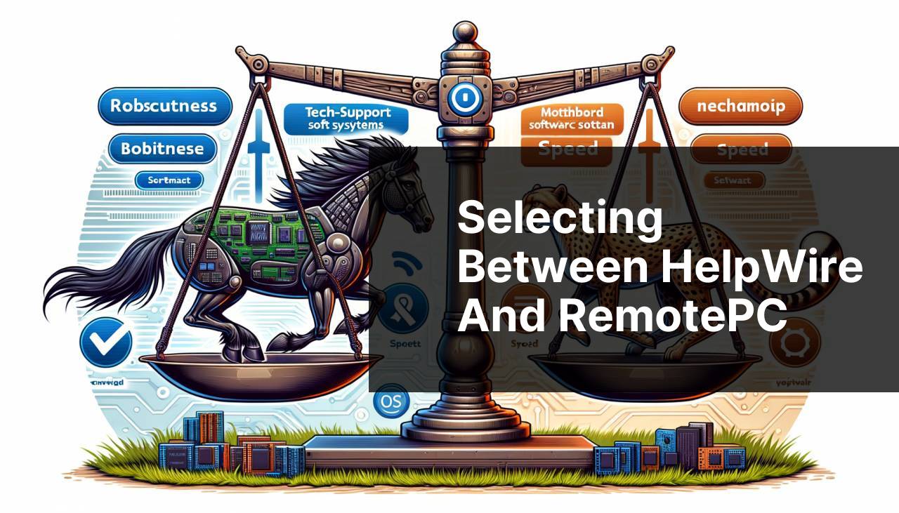 Selecting Between HelpWire and RemotePC