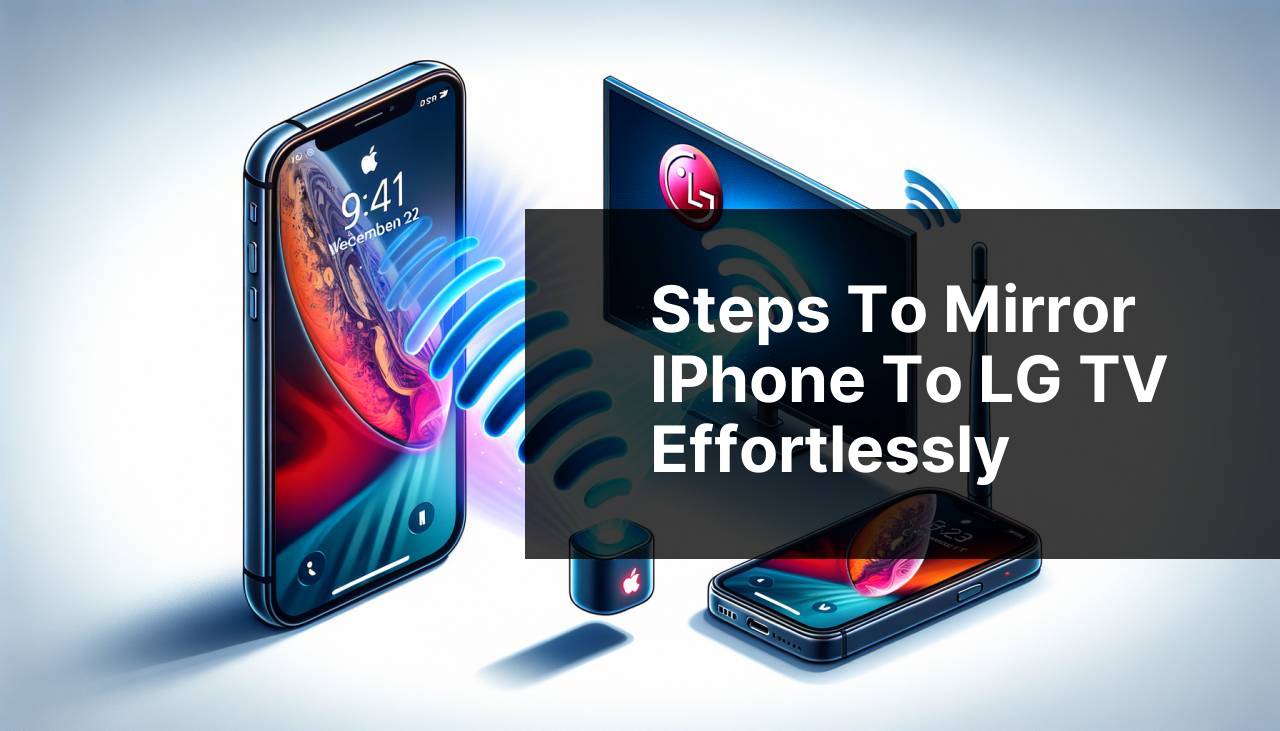 Steps to Mirror iPhone to LG TV Effortlessly