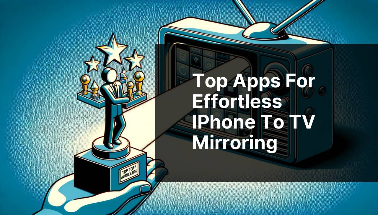 Top Apps for Effortless iPhone to TV Mirroring