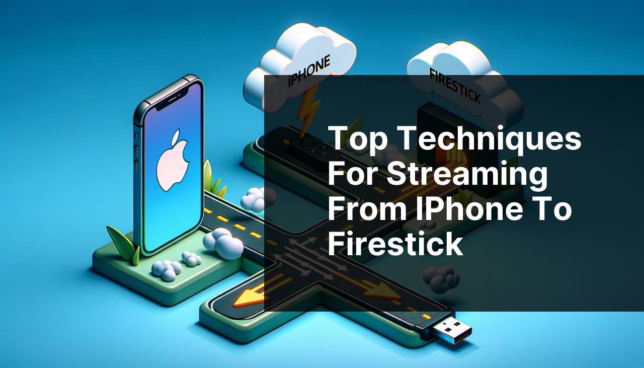 Top Techniques for Streaming from iPhone to Firestick