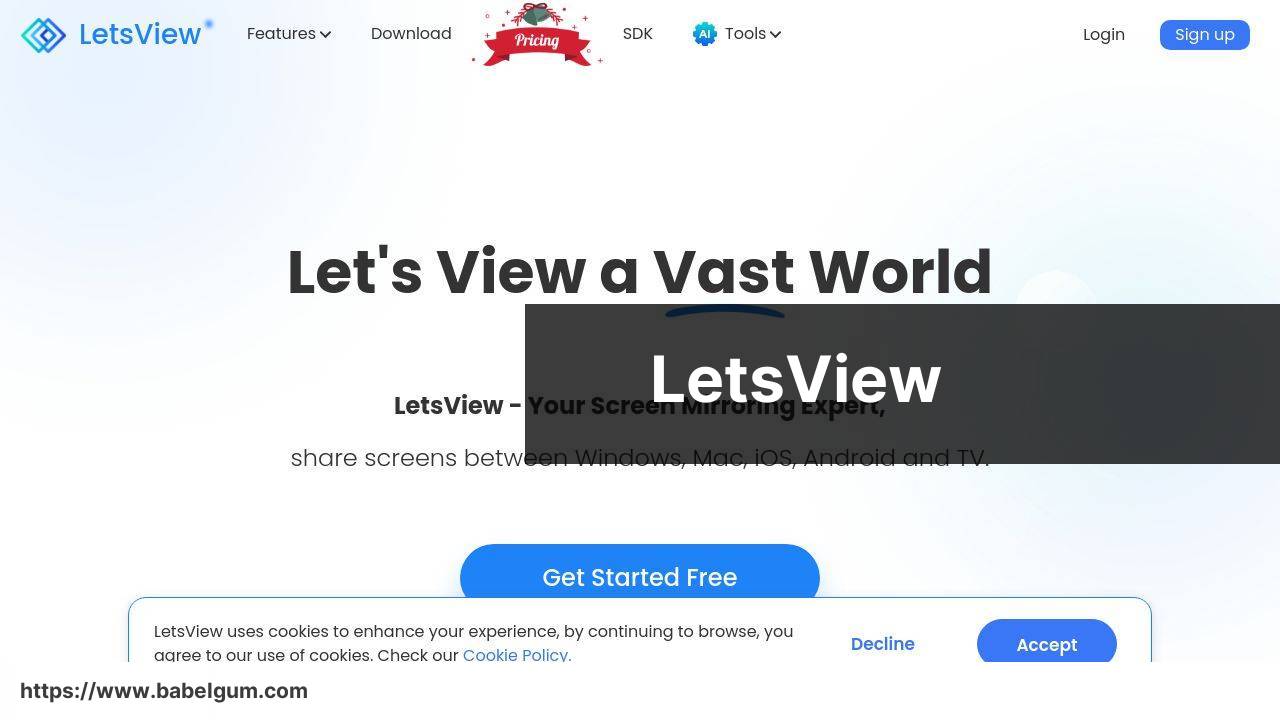 https://letsview.com screenshot