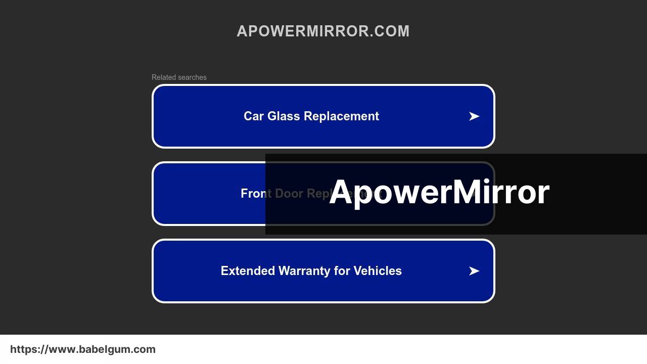 https://www.apowermirror.com screenshot