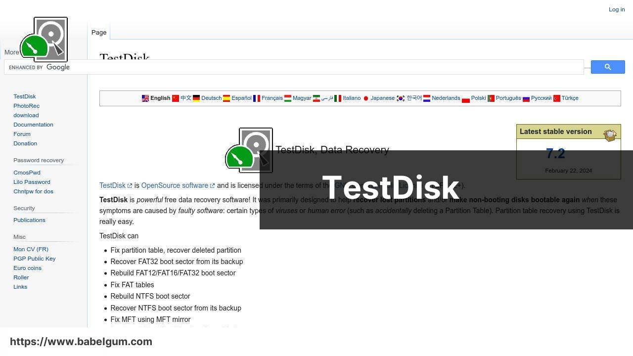 https://www.cgsecurity.org/wiki/TestDisk screenshot