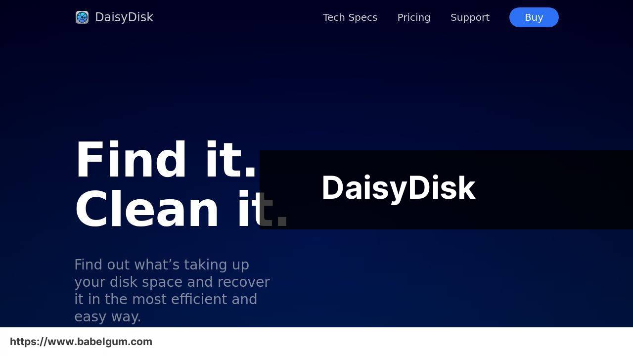 https://www.daisydiskapp.com screenshot