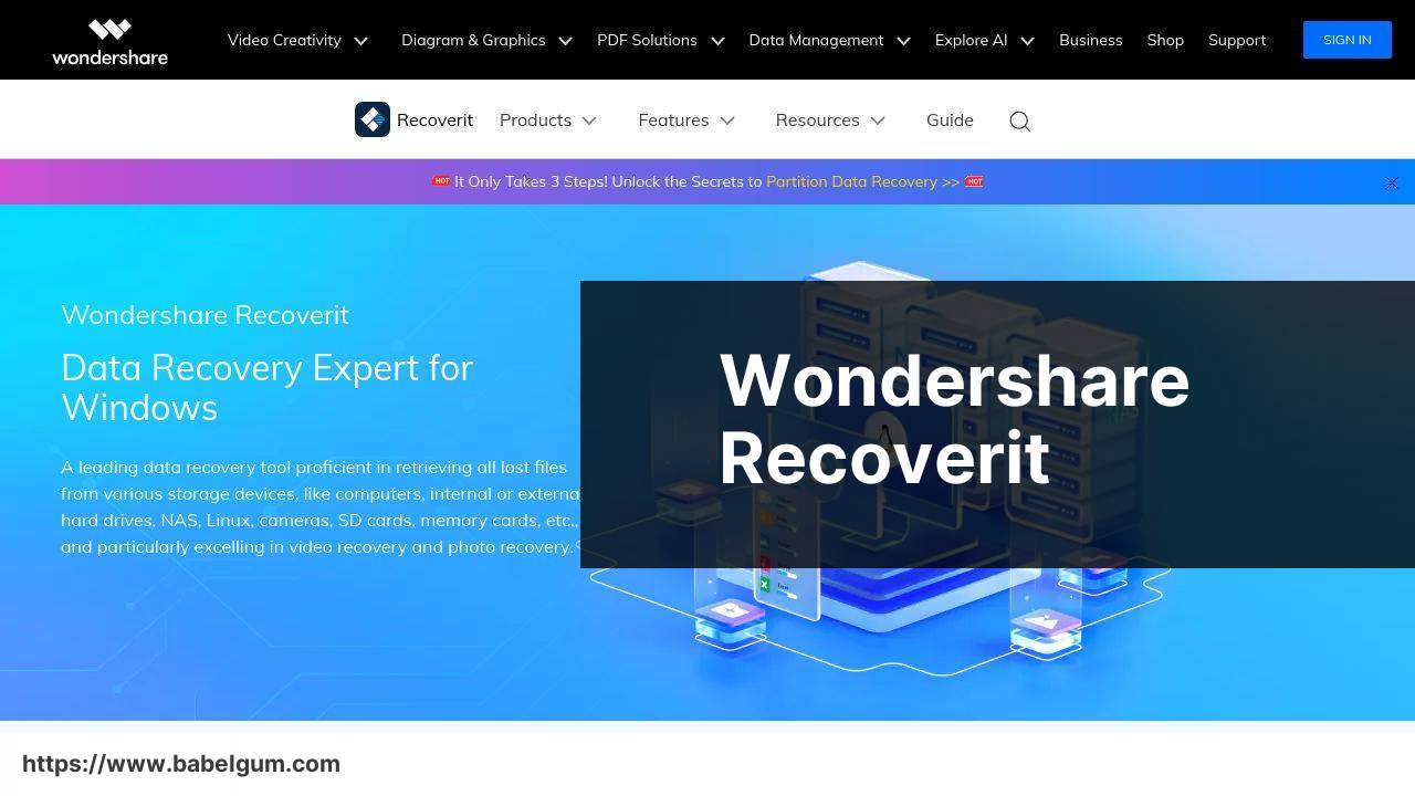 https://www.wondershare.com/data-recovery/ screenshot